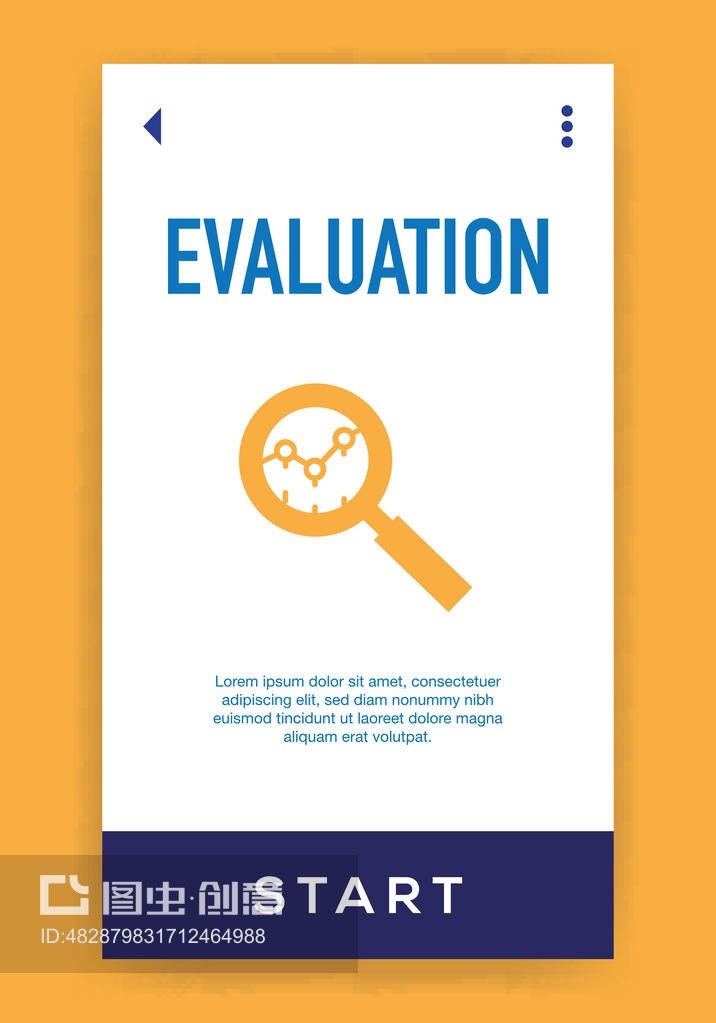 评估图标。矢量插图Evaluation Icon. Vector illustration